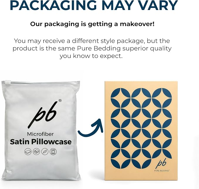 Pure Bedding Satin Pillowcase 2 Pack - Image 11