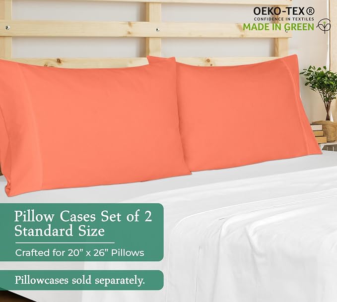 Royale Linens Standard Pillowcase Set of 2 - Image 2