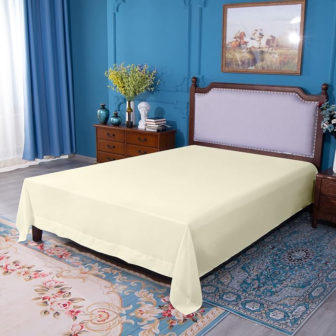 NTBAY Twin Extra-Long Flat Sheet Only - Image 5