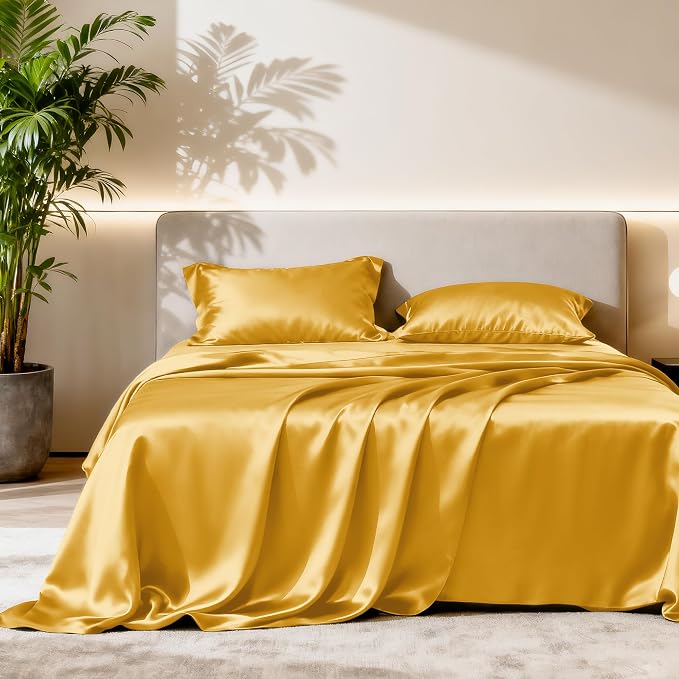 Love's cabin Satin King Sheet Sets by Lovescabin