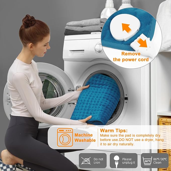 Deepsoon Heating Pad, Electric Heating Pads - Image 5