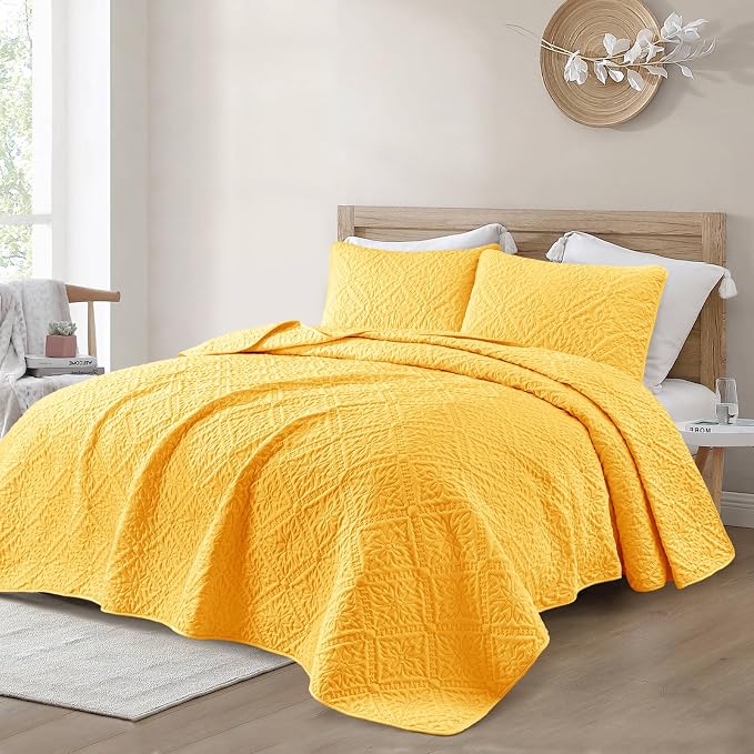Exclusivo Mezcla Queen Quilt Bedding Set, Lightweight Soft Bedspreads Coverlets - Image 2
