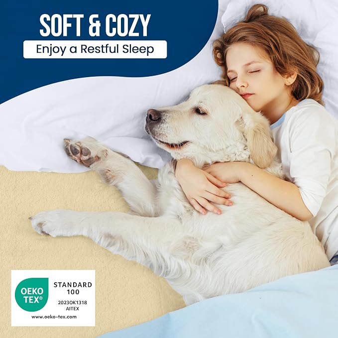 Full Size Mattress Protector Waterproof, Premium 200 GSM Terry Mattress Cover - Image 5