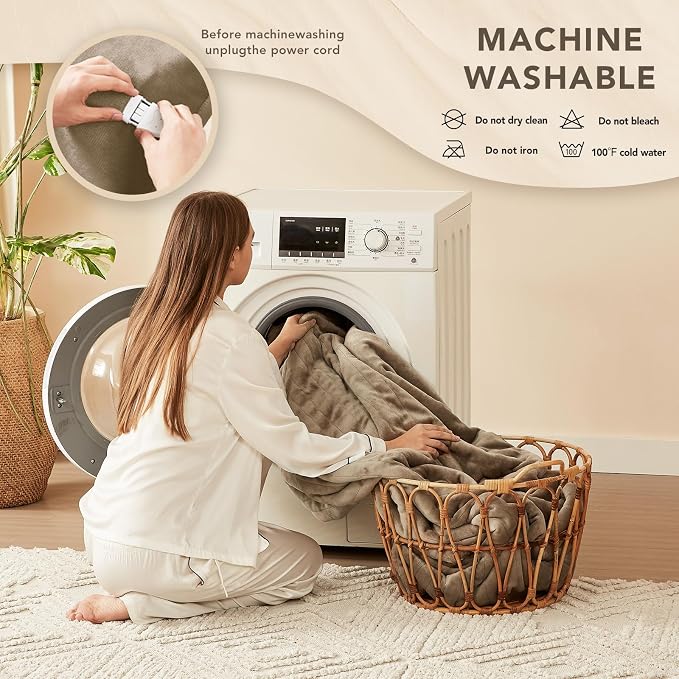 Homemate Electric Heated Blanket King Size - Image 7