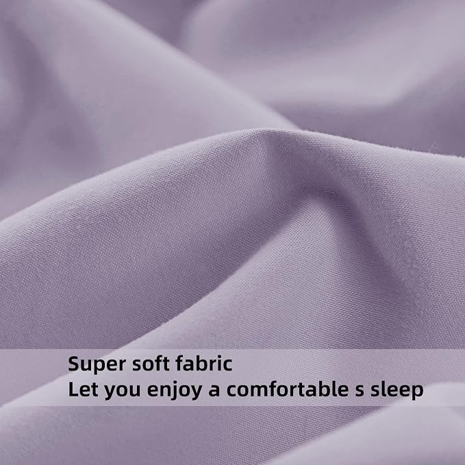 HBHLFZ Queen Fitted Sheet Only, Soft Breathable Bottom Sheet - Image 4