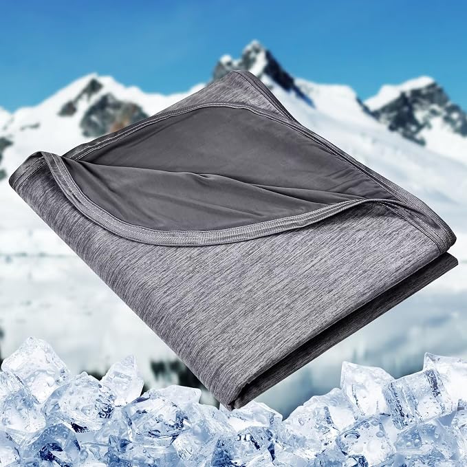 HOMFINE Cooling Blankets for Hot Sleepers by HOMFINE