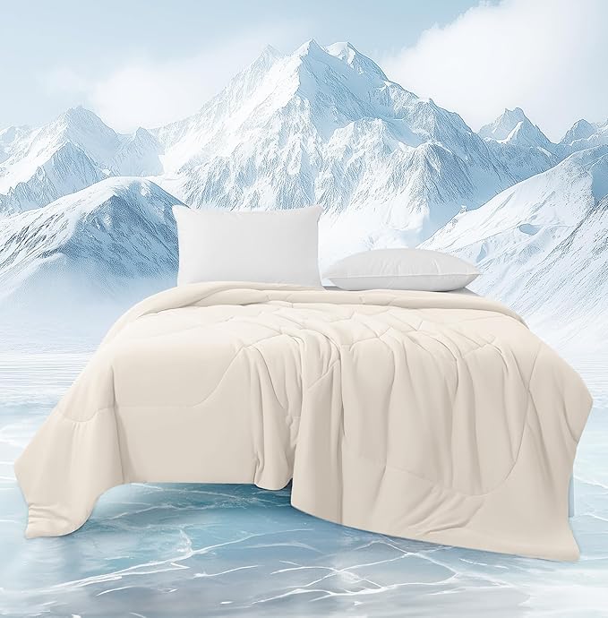 MASVIS Cooling Blankets for Hot Sleepers, Luxury Lightweight Cozy Soft Throw by MASVIS