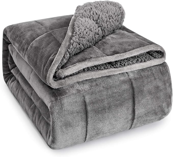 Wemore Sherpa Fleece Weighted Blanket by WemoreDirect