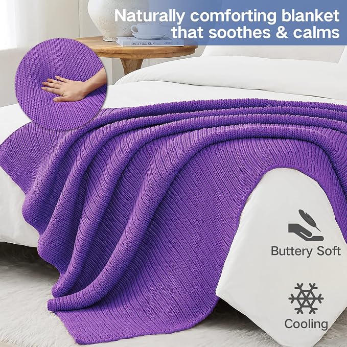 Guohaoi Knitted Weighted Blanket - Image 4