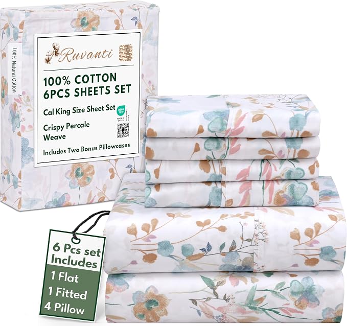 RUVANTI 6 Pcs Cotton Sheets - Image 8