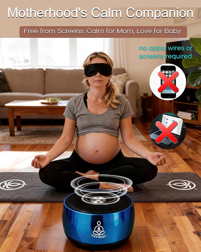 Sound Machine for Sleep, PUVIDJUT M3 Pure Frequencies & Singing Bowl Tone - Image 7