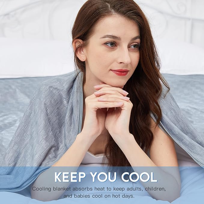 AmyHomie Cooling Blanket, Summer Blankets - Image 3