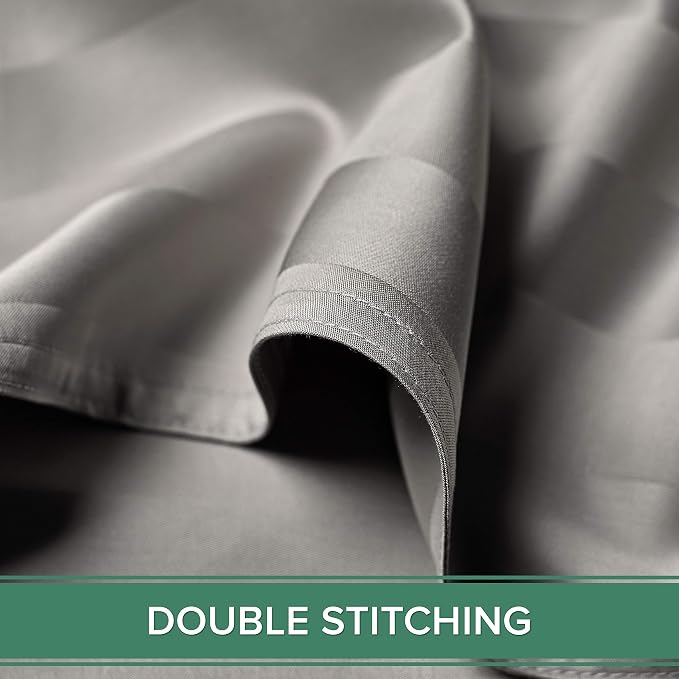 Pure Bamboo Full Sheets, Genuine 100% Organic Viscose Derived from Bamboo Bed - Image 6