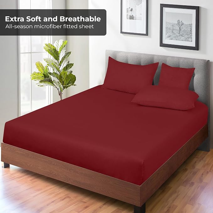 Royale Linens Fitted Sheet Twin - Image 4