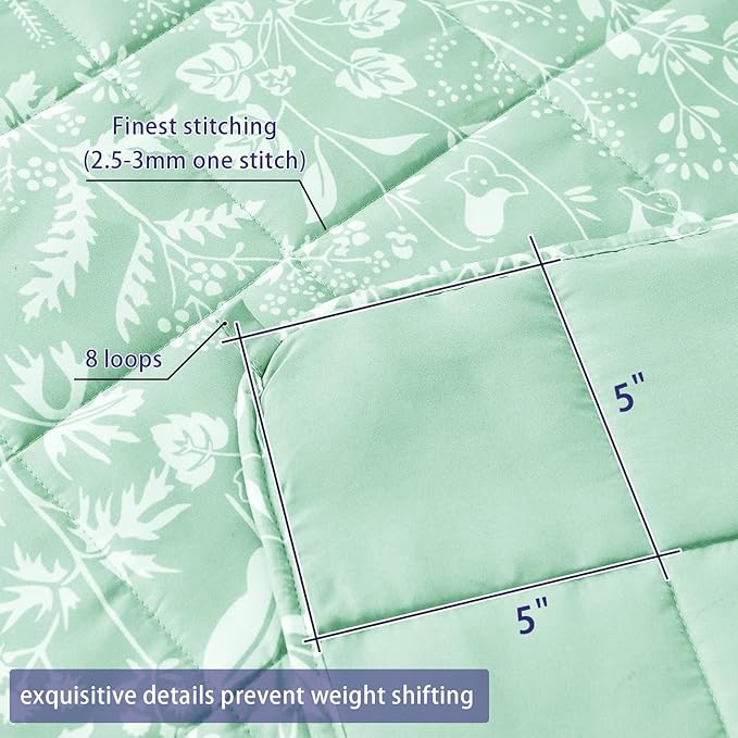 yescool Weighted Blanket for Adults Cooling Heavy Blanket for Sleeping Perfect - Image 5