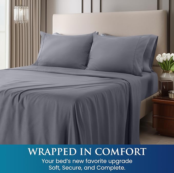 Utopia Bedding Full Size 4 Piece Sheet Set - Image 4