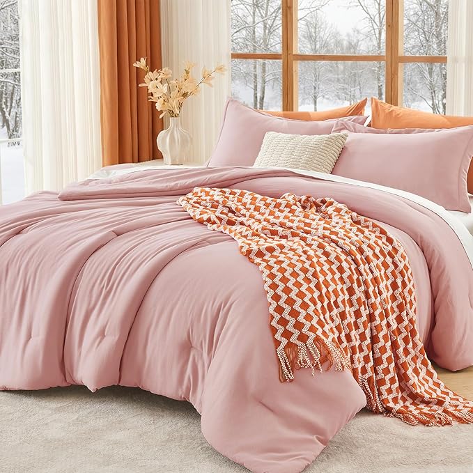 MUXHOMO California King Comforter Set, All Season Ultra Soft Down Alternative by MUXHOMO