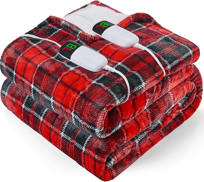 Electric Heated Blanket King Size, 90X100 Christmas Blanket - Image 8