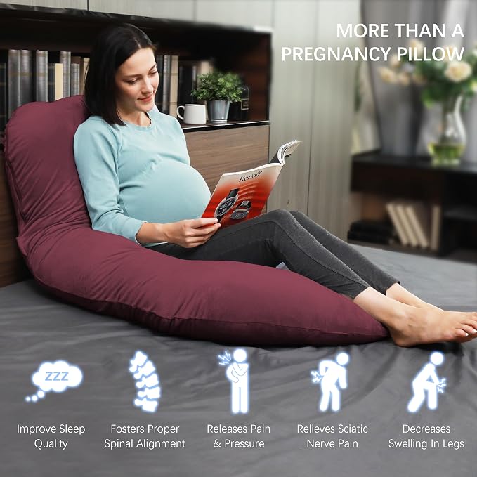MOON PARK Pregnancy Pillows for Sleeping - Image 4