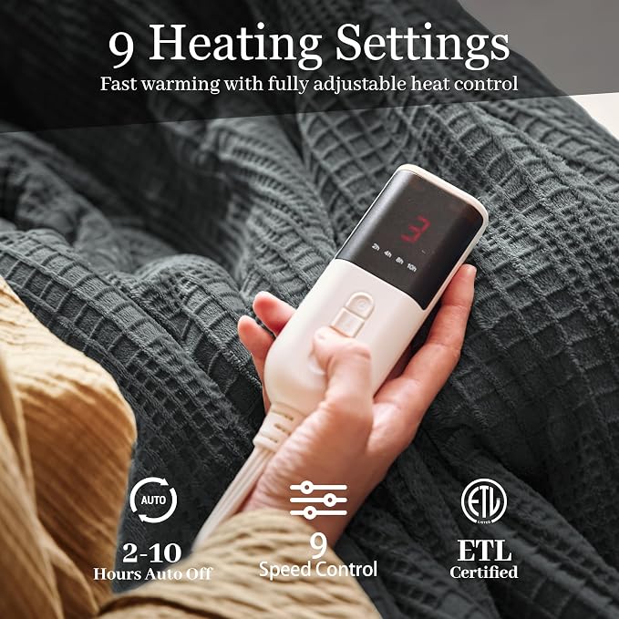 Texciting Electric Blanket Full Size 72''X84'' - Image 2