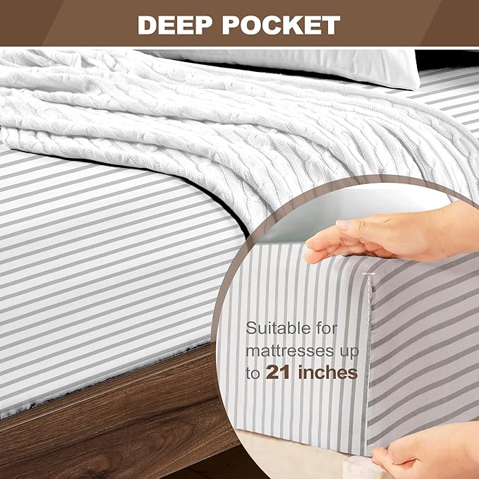 FreshCulture Twin XL Fitted Sheet Only - Image 4