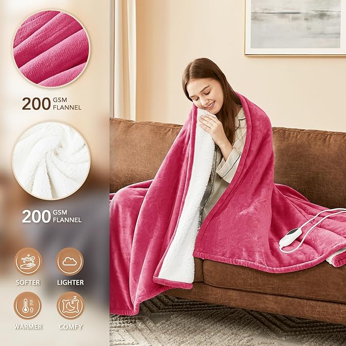 Homemate Electric Heated Blanket King Size - Image 2