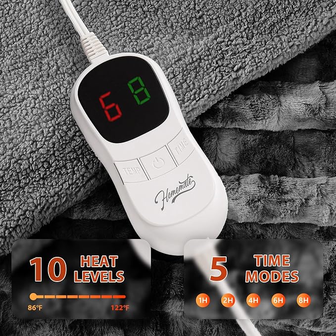 Homemate Electric Heated Blanket Twin Size - Image 3