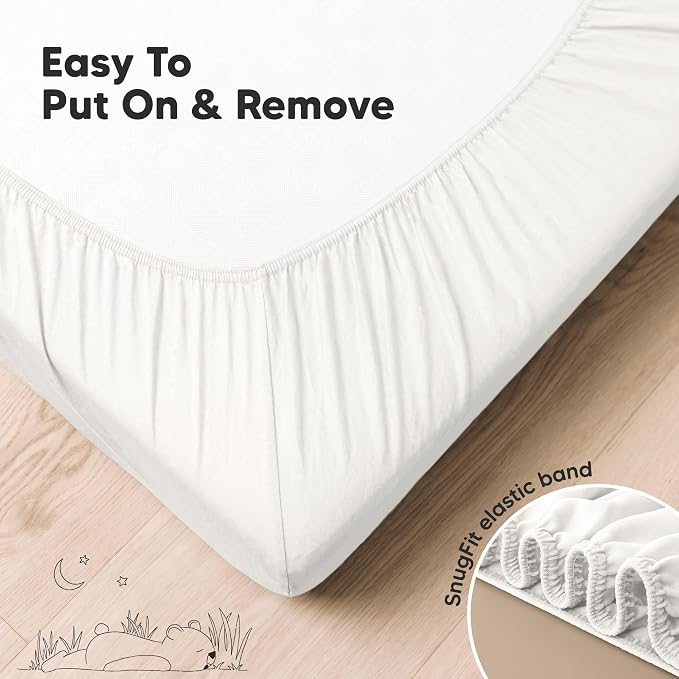 KeaBabies 2-Pack Organic Crib Sheets - Image 6