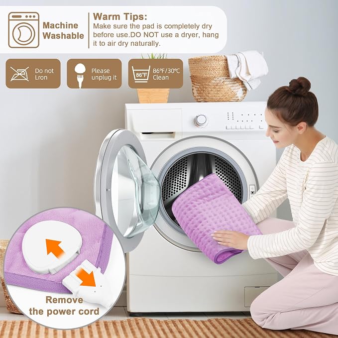 Deepsoon Heating Pad, Electric Heating Pads - Image 6