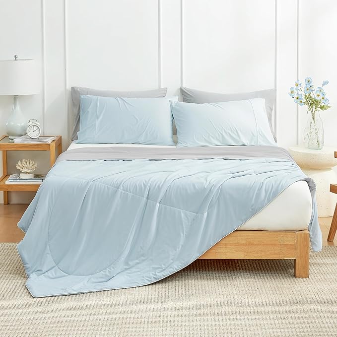 Cozy Bliss Cooling Comforter Twin Size, Cooling Blankets - Image 2