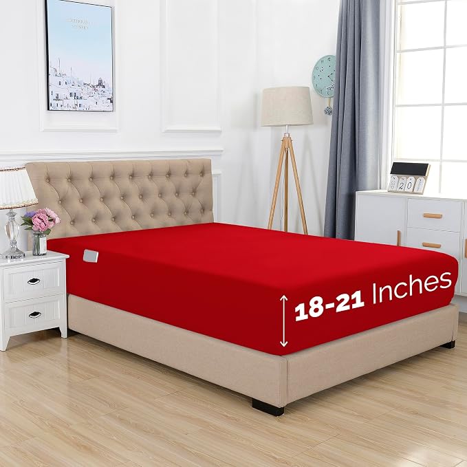 Elegant Comfort 1500 Premium Hotel Quality 18-21 Inches Deep by ELEGANTCOMFORT