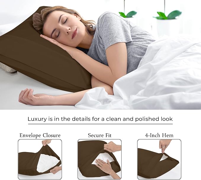 Royale Linens Standard Pillowcase Set of 2 - Image 7