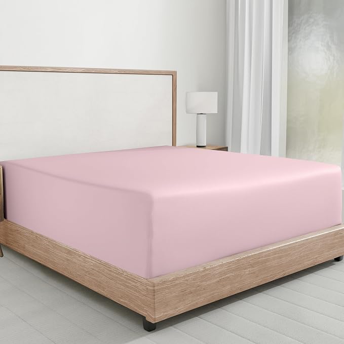 California Design Den King Size Fitted Sheet Only Deep Pocket, No Pop-Off by CaliforniaDesignDen