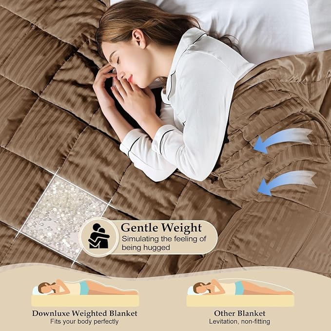 downluxe Weighted Blanket King Size, 18 lb Weighted Blanket - Image 3