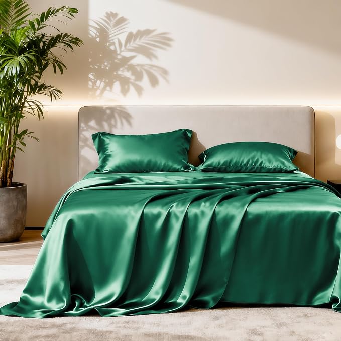 Love's cabin Satin King Sheet Sets by Lovescabin