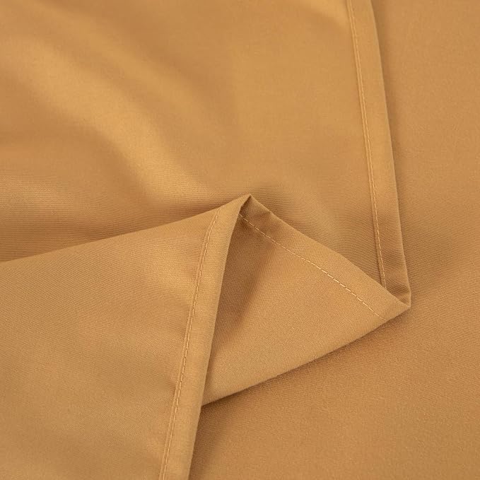 Queen Flat Sheet Only， 90x102Inch Light Brown - Image 6