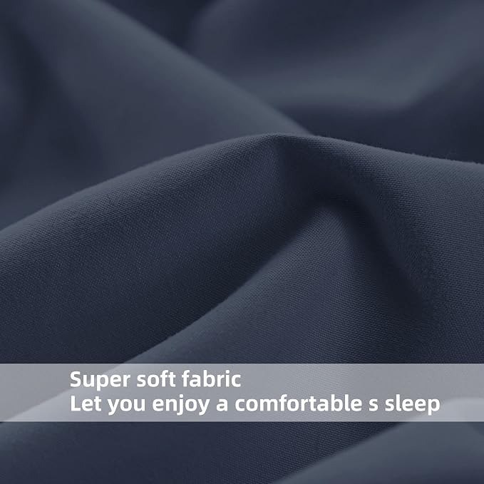 HBHLFZ Twin XL Fitted Sheet Only 2 Pack, Soft Breathable Bottom Sheet - Image 4