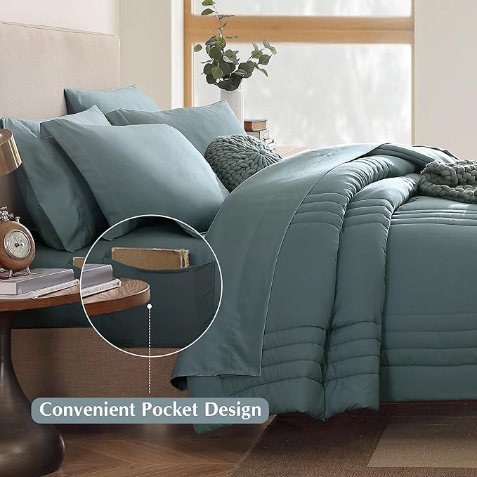 Monbix California King Size Comforter Set - Image 4