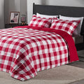 downluxe Lightweight Plaid Comforter Set by Downluxe