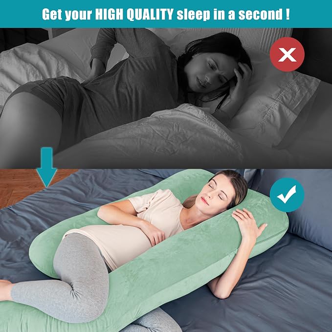 Cute Castle Pregnancy Pillows, Soft U-Shape Maternity Pillow - Image 6