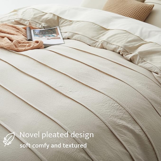 Oli Anderson Beige Duvet Cover Queen Size - Image 3
