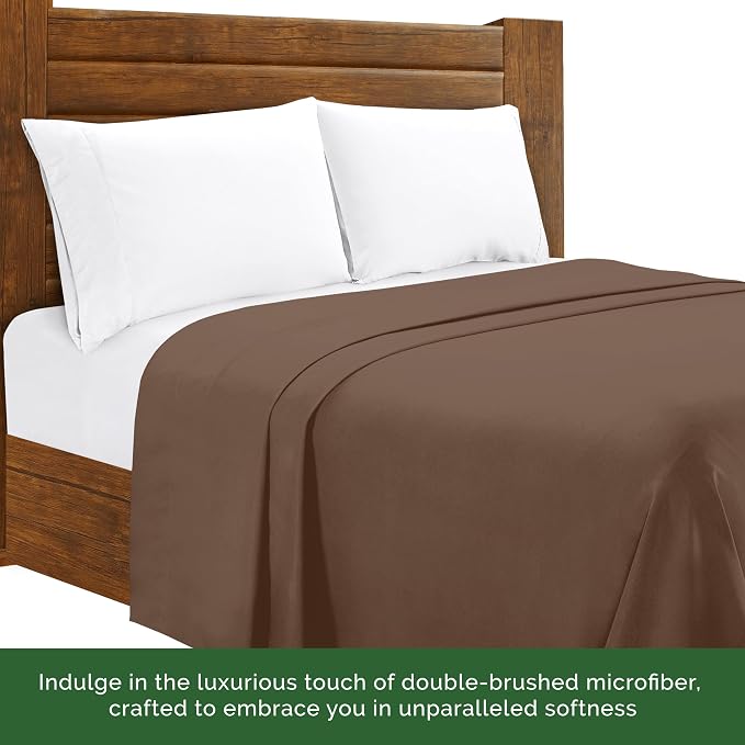 Luxury Flat Sheet on Amazon Elegant Comfort Wrinkle-Free 1500 Premier Hotel - Image 5