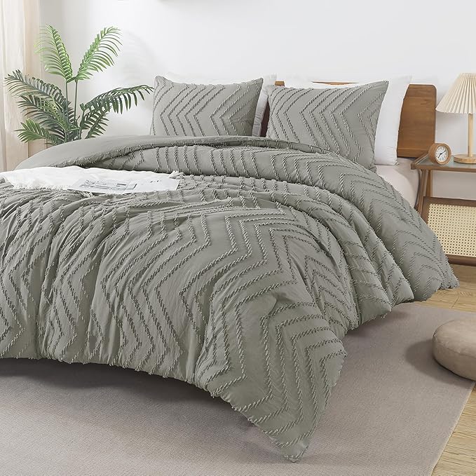 Andency Medium Grey Twin/Twin XL Comforter Set, Twin Bed Comforter by Andency