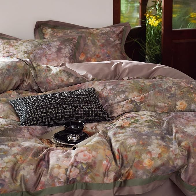 mixinni Vintage Floral Duvet Cover Set - Image 3