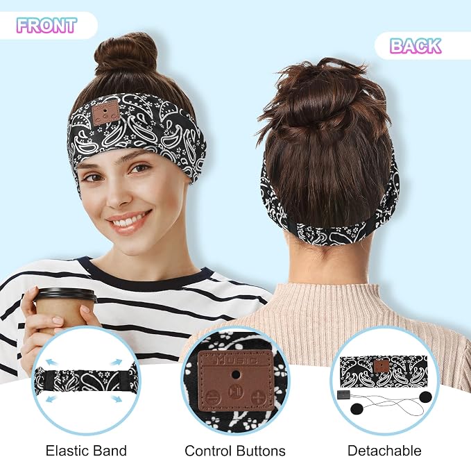Sleeping Headphones, Wireless Headband - Image 4