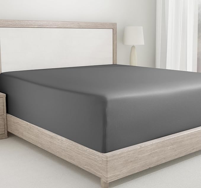 California Design Den Full Bed Fitted Sheet, Soft 400 Thread Count 100% Cotton by CaliforniaDesignDen