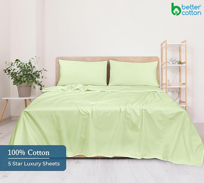 400 Thread Count 100% American Grown Cotton Flat Sheet - Image 6