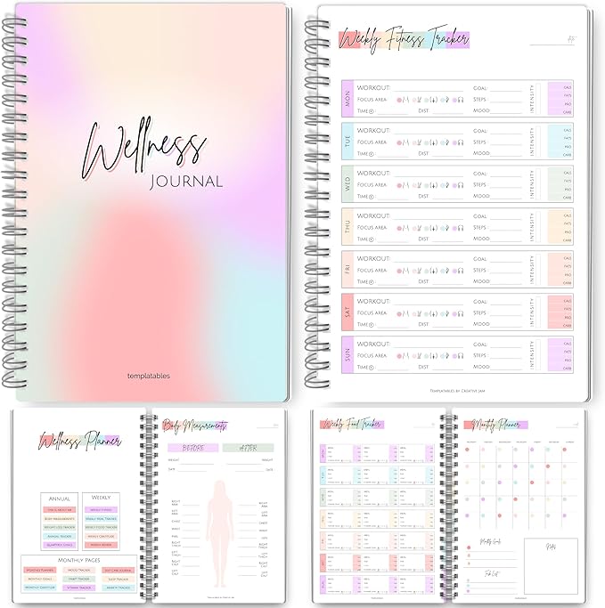 Wellness Journal by Templatables