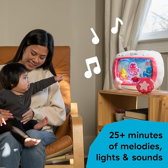 Baby Einstein Sea Dreams Soother Musical Crib Toy and Sound Machine, Newborn - Image 4