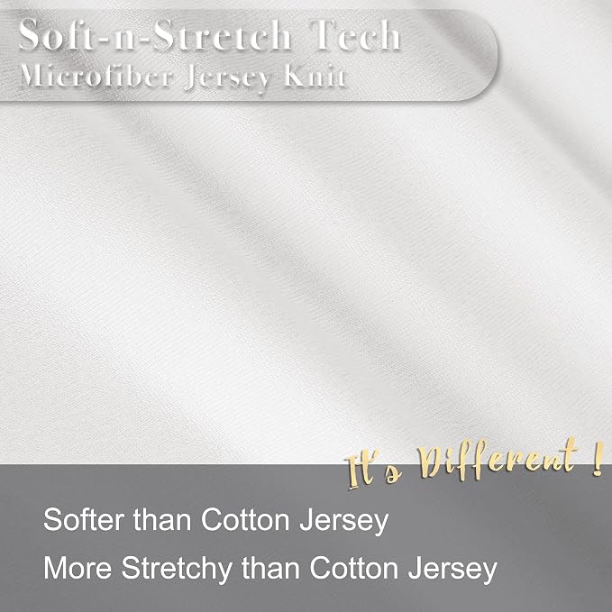 2-Pack Jersey Knit Pillow Cases Standard/Queen - Image 2